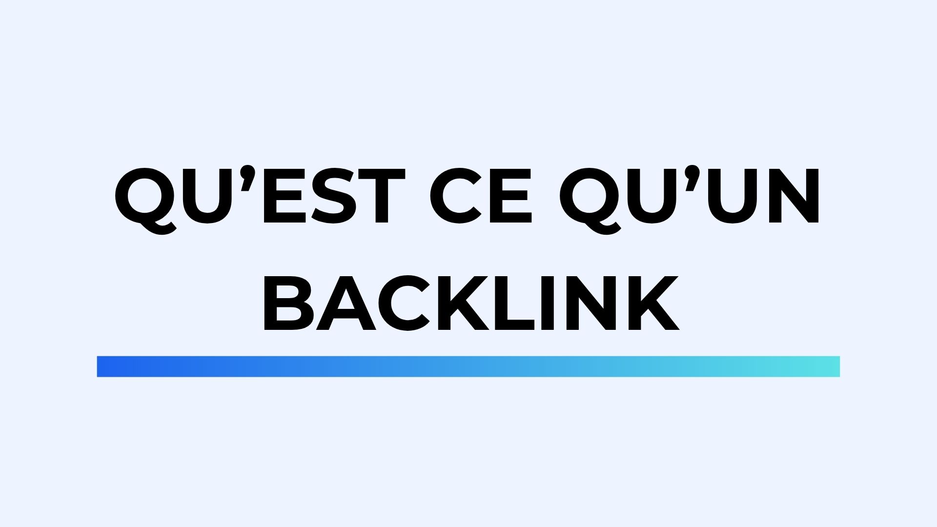 Qu'est ce que le backlink en SEO ?