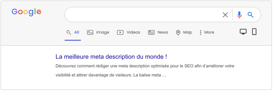 Meta description trop longue